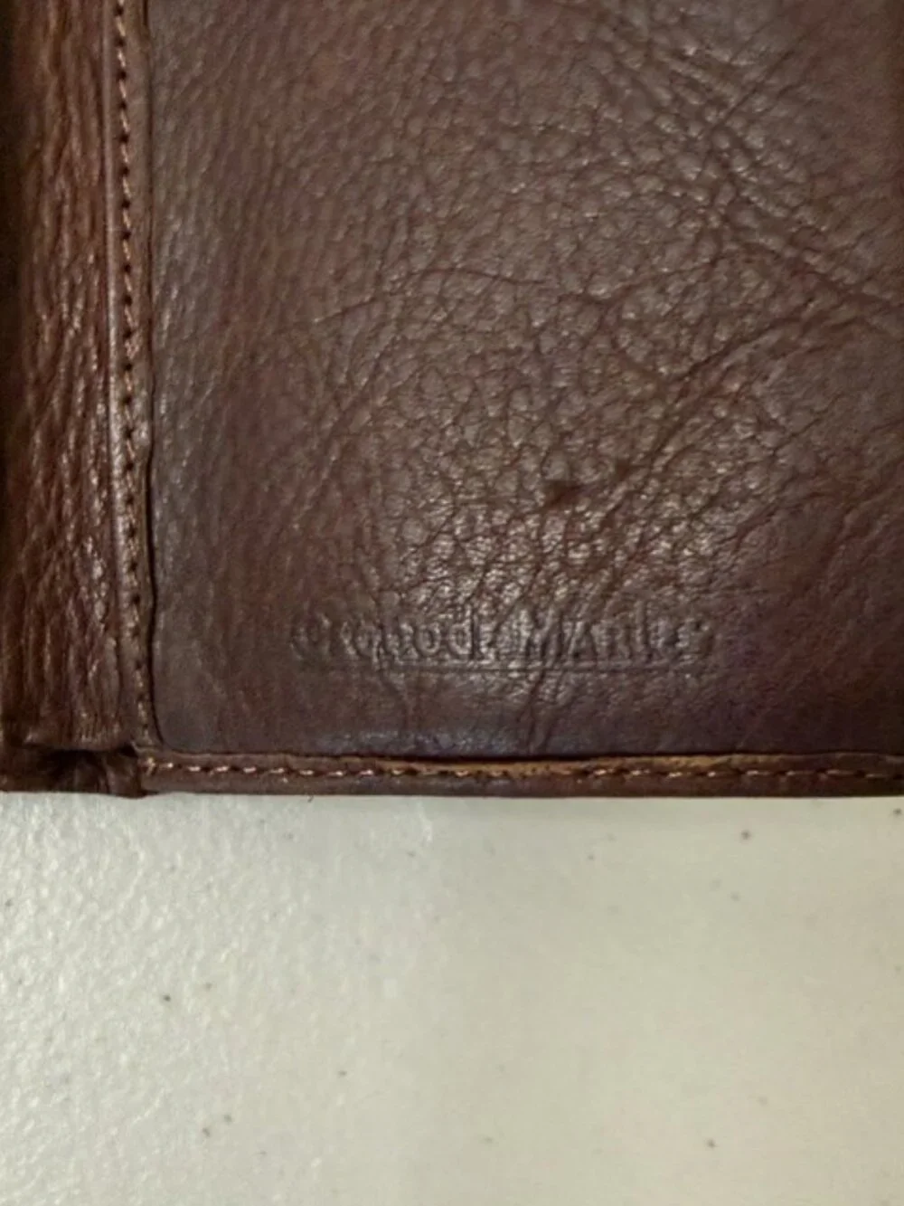 Osgoode Marley Brown Tri-Fold Leather Wallet - Never Used